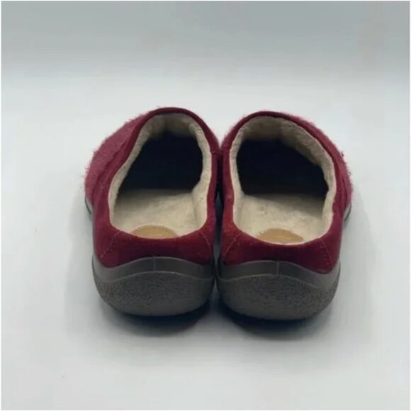 Hotter Devotion Textured Slippers in Ruby Size 5 - Picture 5 of 8
